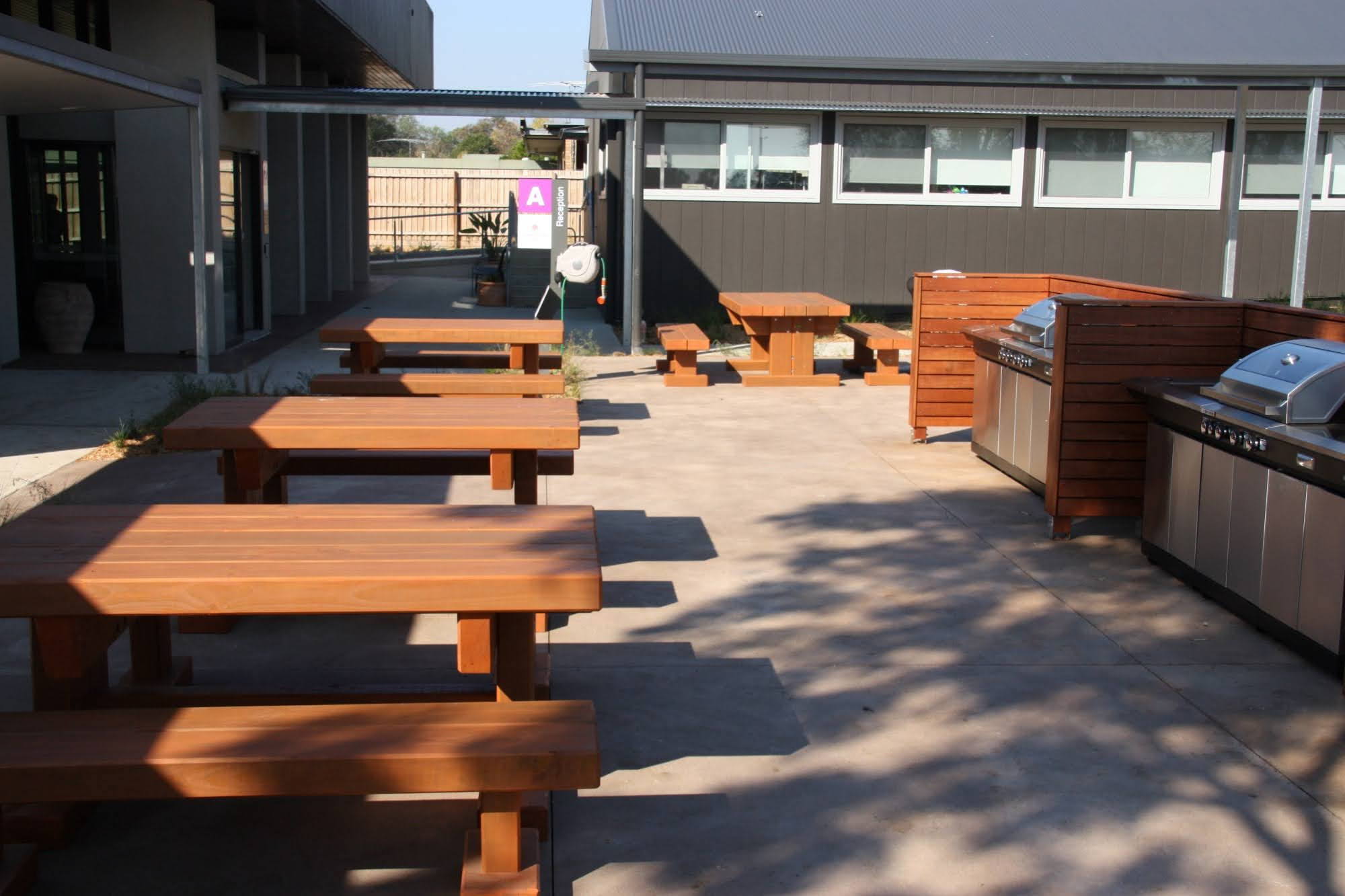 Iron Queen - Table Setting Outdoor Dining Sets - handcrafted Australian timber outdoor furniture, view 3