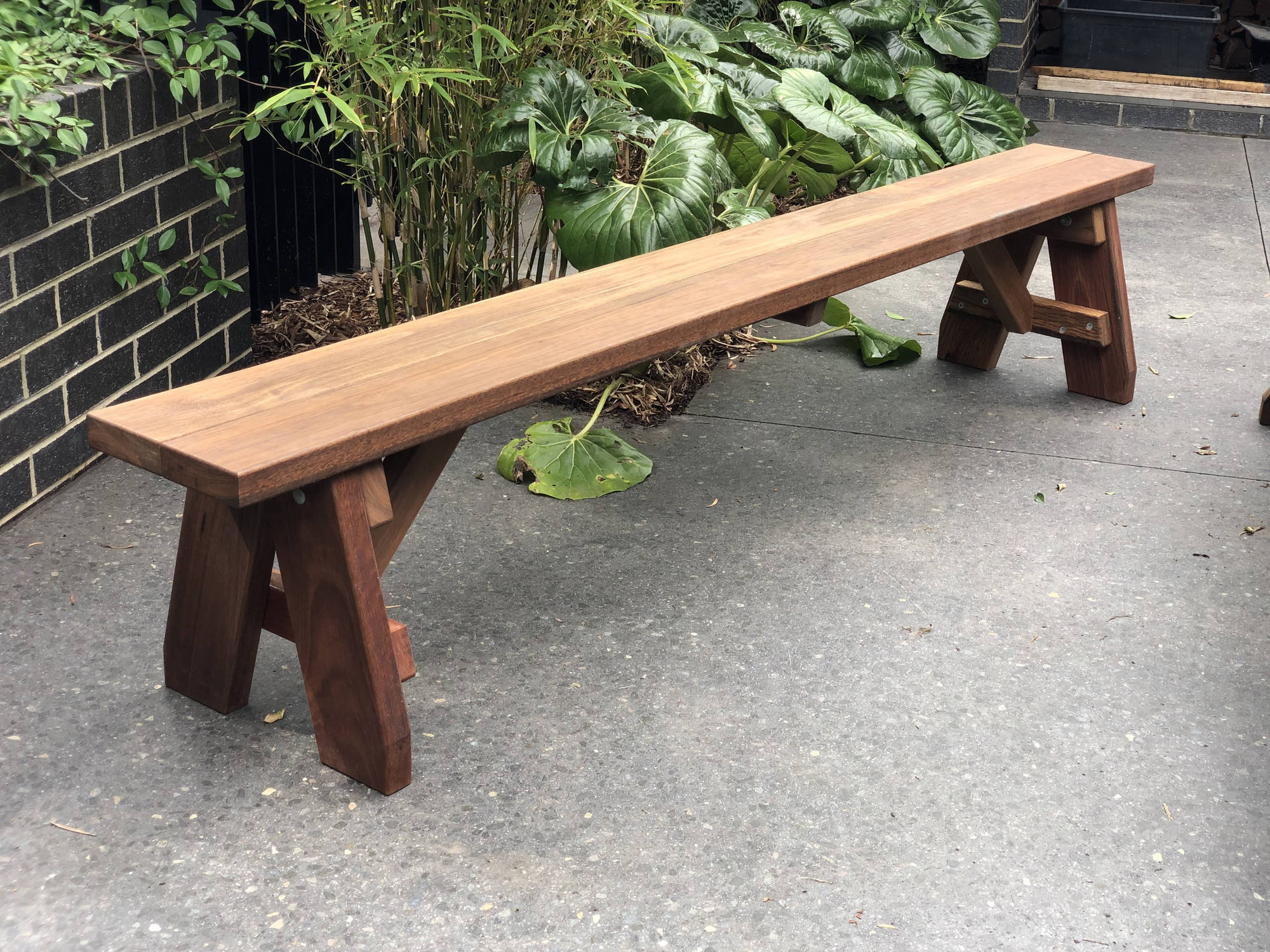 Signature TK Outdoor Bench Seats - handcrafted Australian timber outdoor furniture, view 5