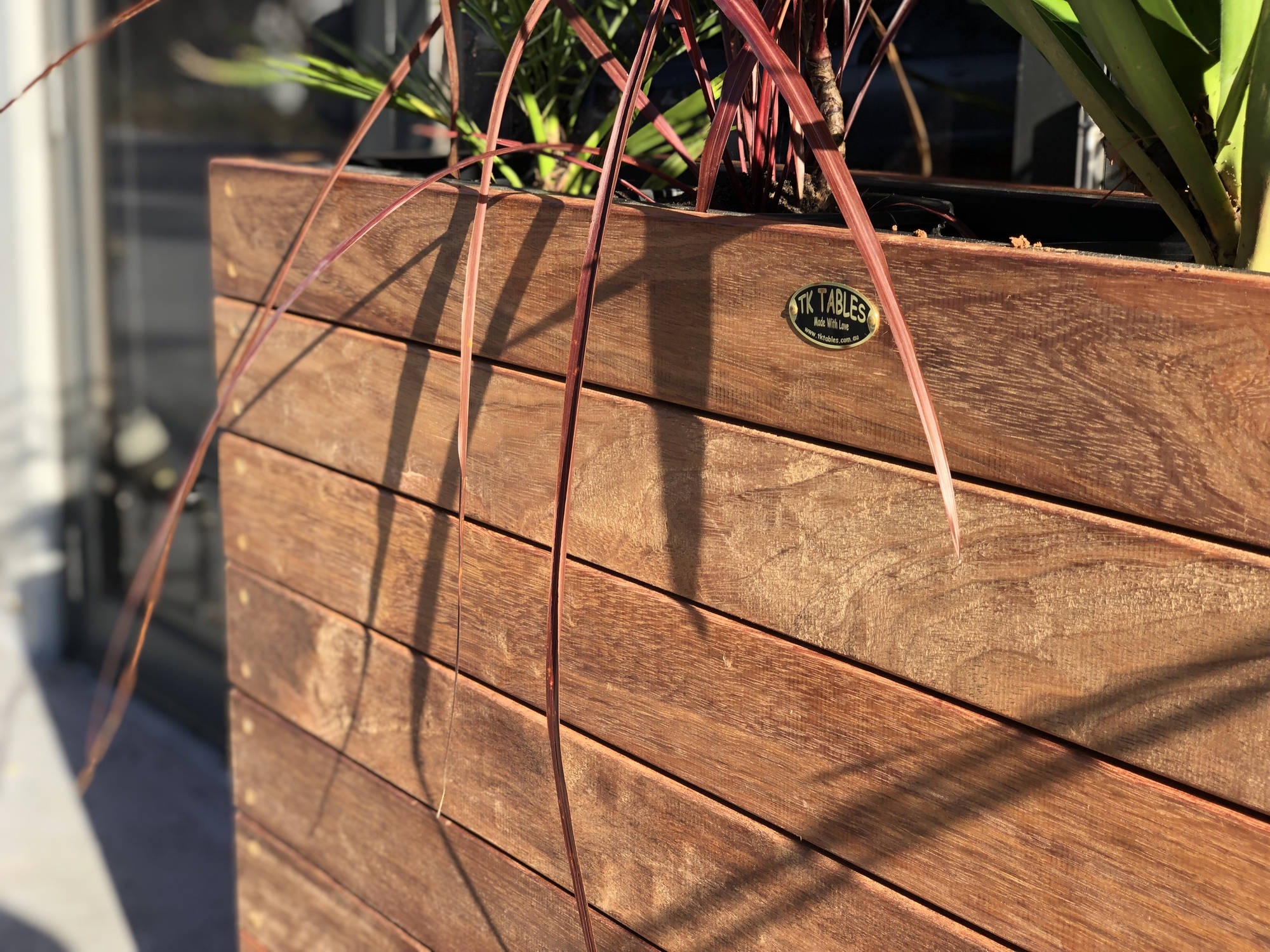 Botani Barrier Planter Boxes - handcrafted Australian timber outdoor furniture, view 3