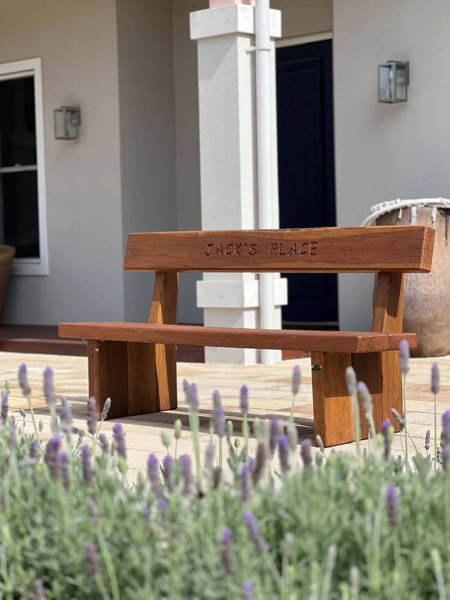 Lasting Legacy Memorial Memorial Benches - handcrafted Australian timber outdoor furniture, view 1