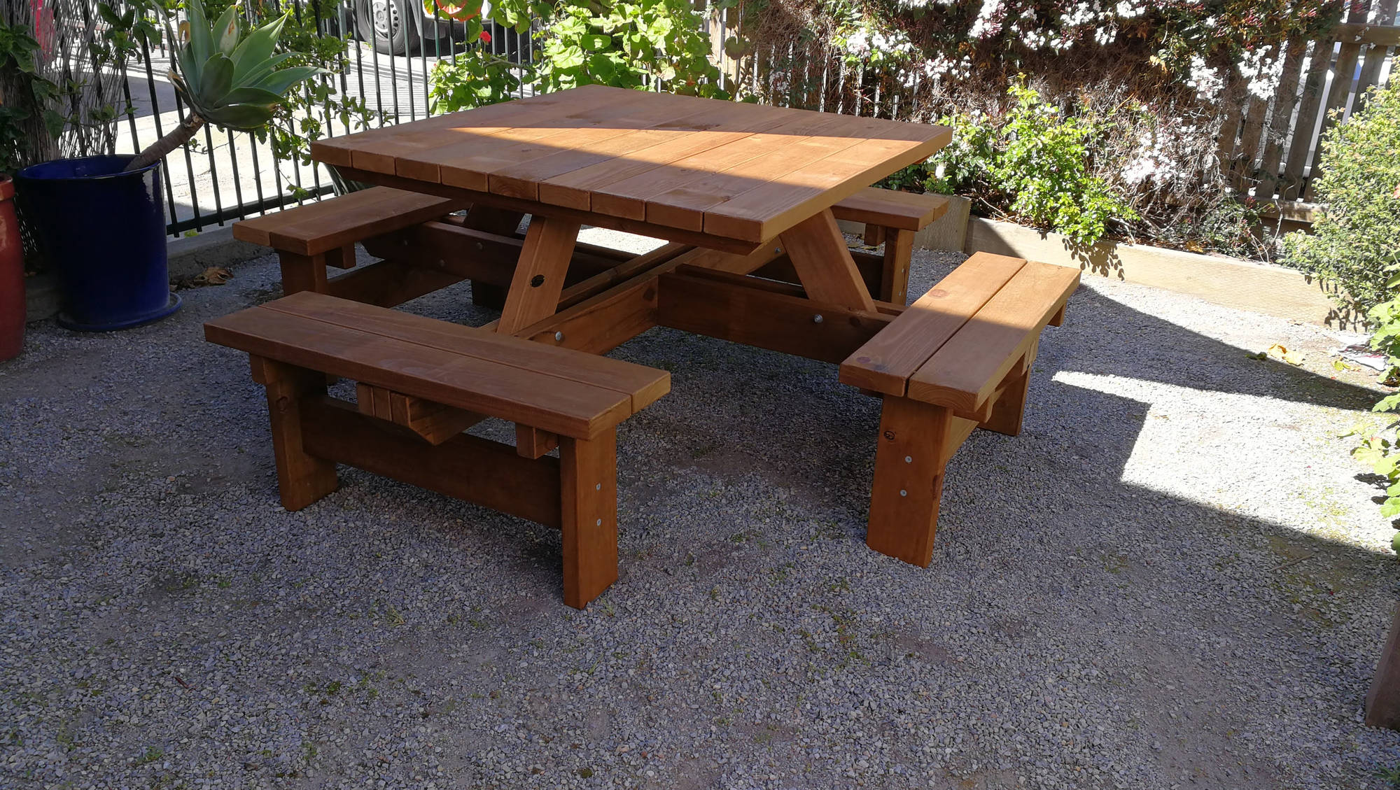 TK Heritage Square Outdoor Dining Sets - handcrafted Australian timber outdoor furniture, view 4