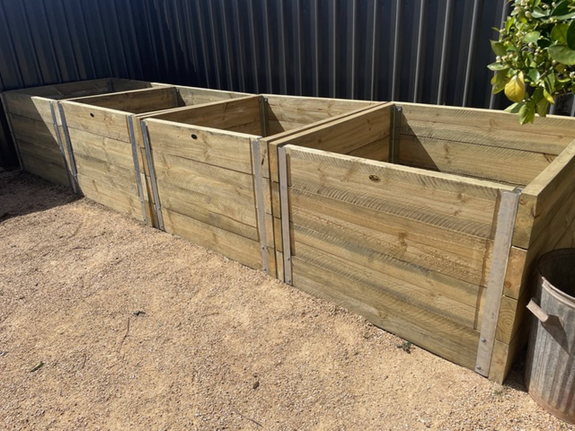 Gro Module Pine Raised Garden Beds - handcrafted Australian timber outdoor furniture, view 2