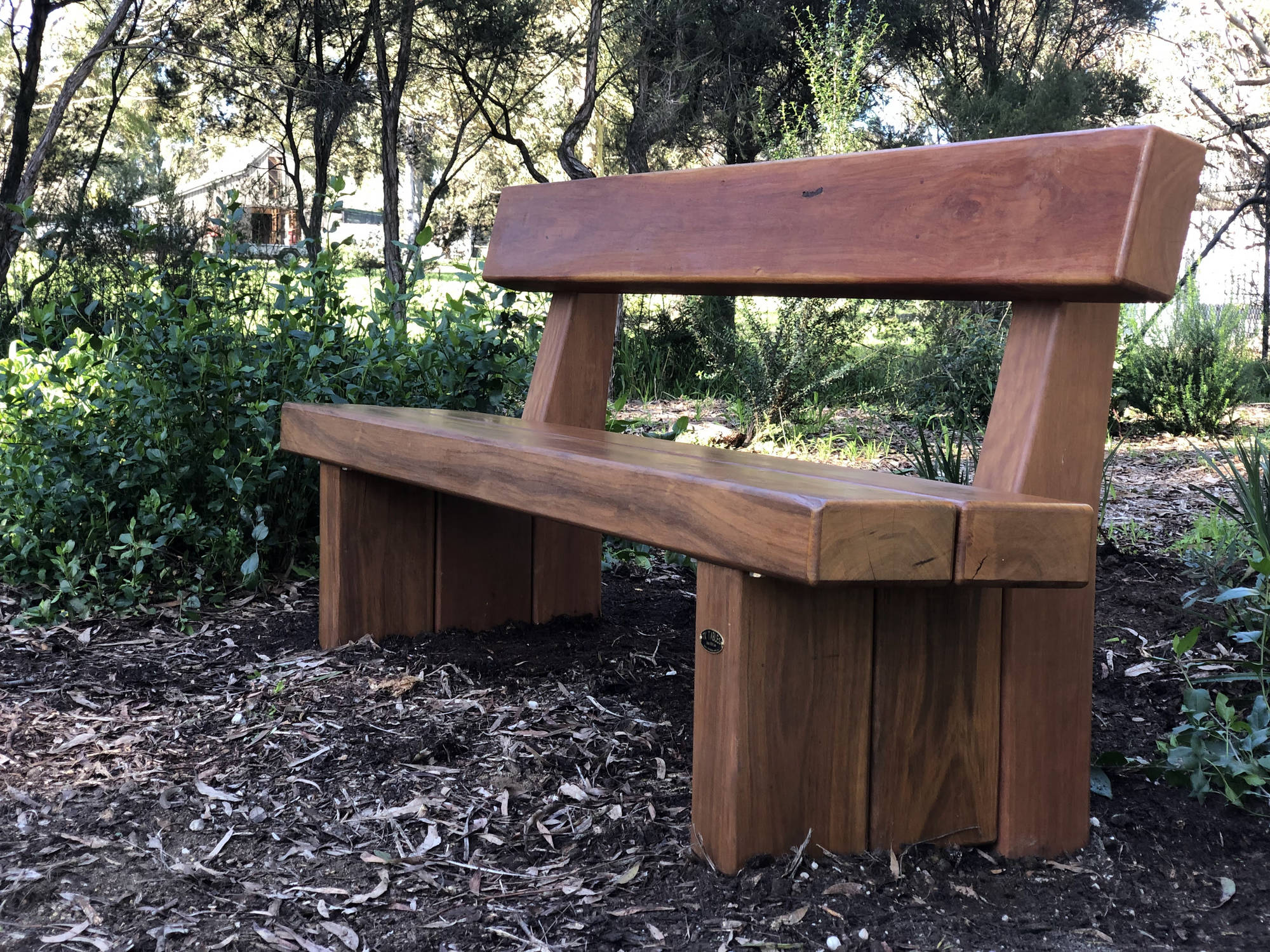 Lasting Legacy Memorial Memorial Benches - handcrafted Australian timber outdoor furniture, view 3