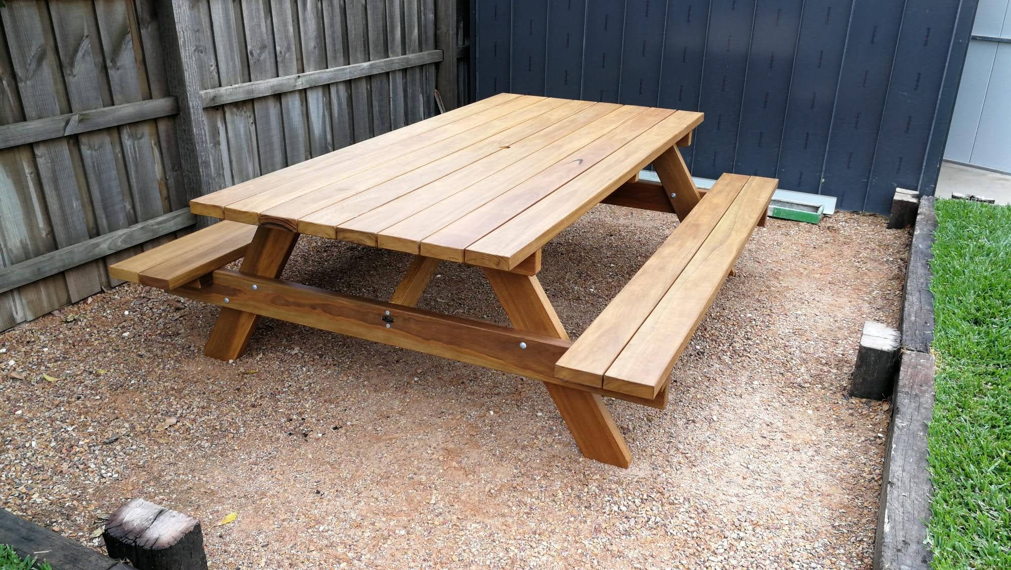 Traditional TK - Table Setting Outdoor Dining Sets - handcrafted Australian timber outdoor furniture, view 6