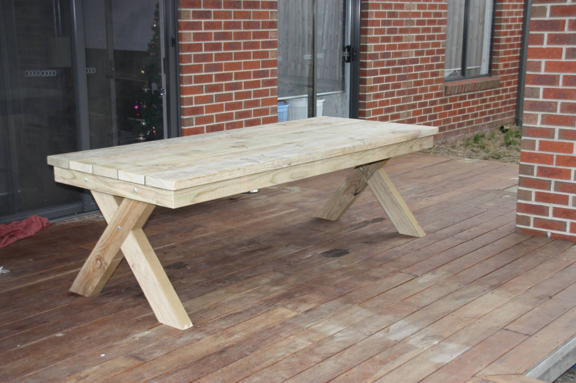Garden X - Table Outdoor Tables - handcrafted Australian timber outdoor furniture, view 2