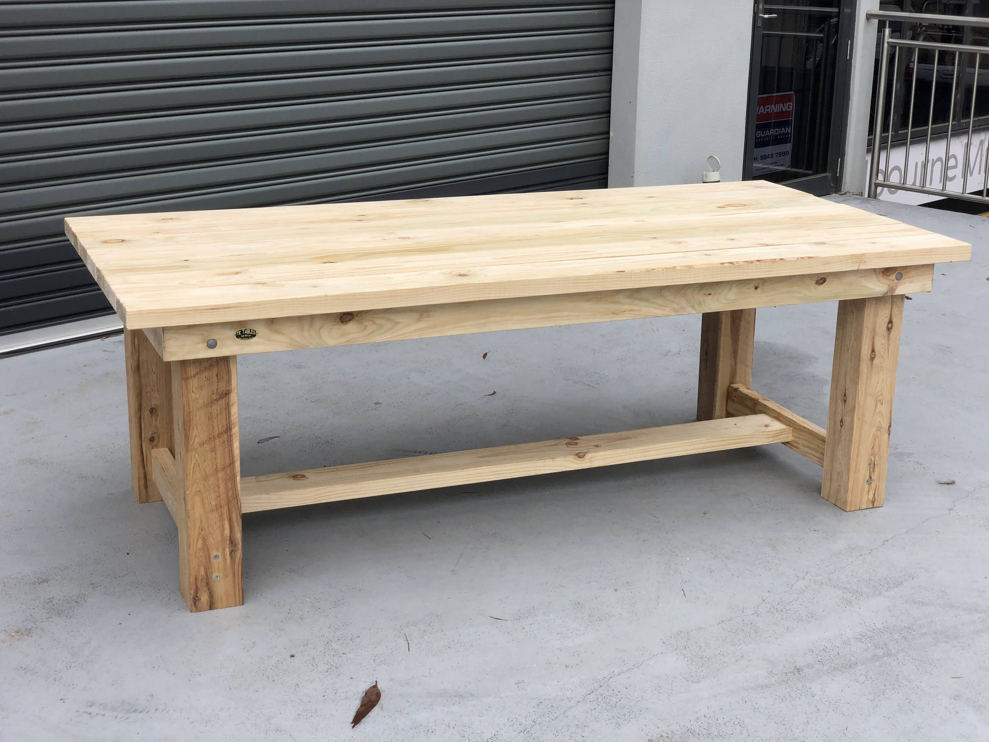 Solid Post Outdoor Tables - handcrafted Australian timber outdoor furniture, view 2