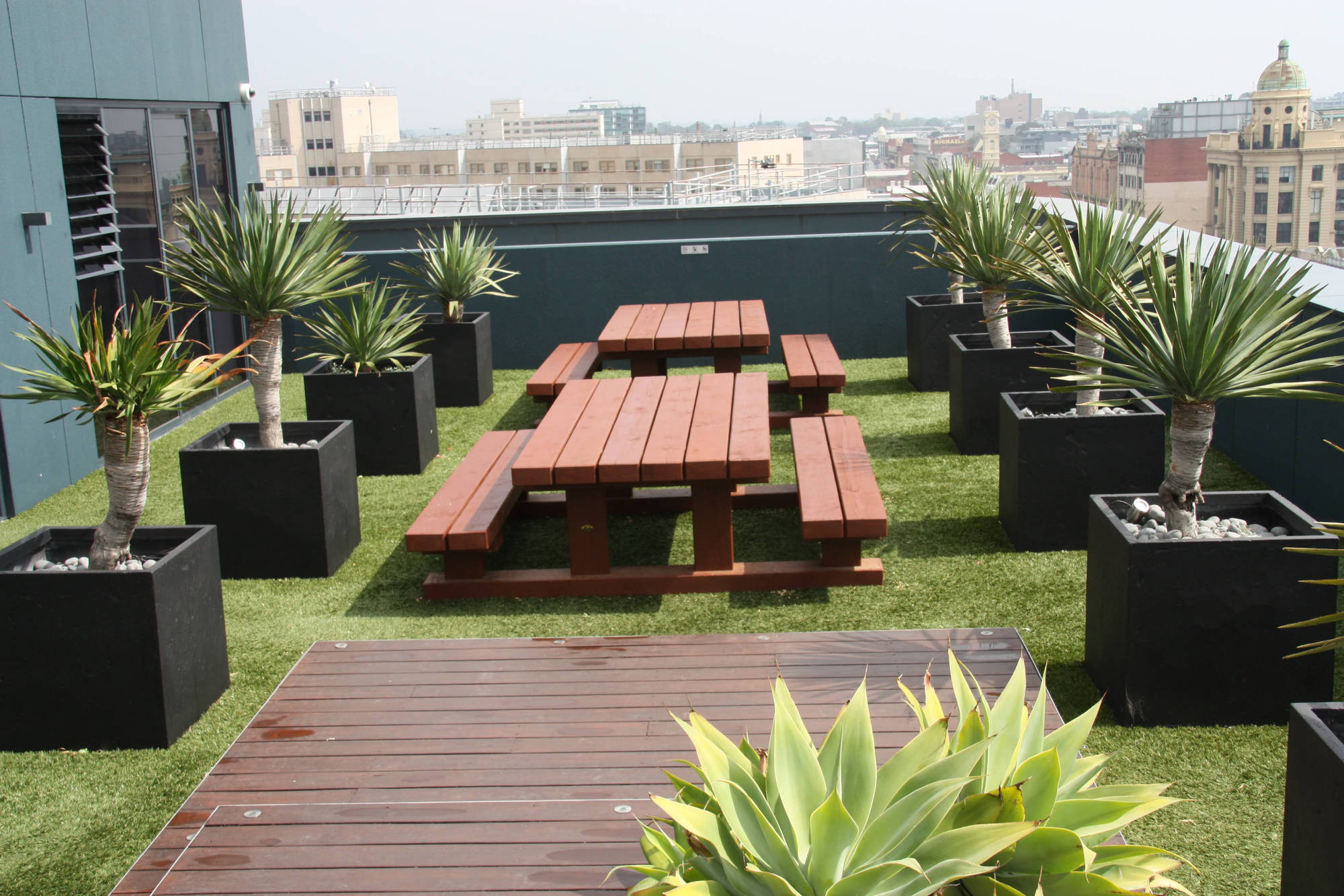 Communal Titan - Table Setting Outdoor Dining Sets - handcrafted Australian timber outdoor furniture, view 3