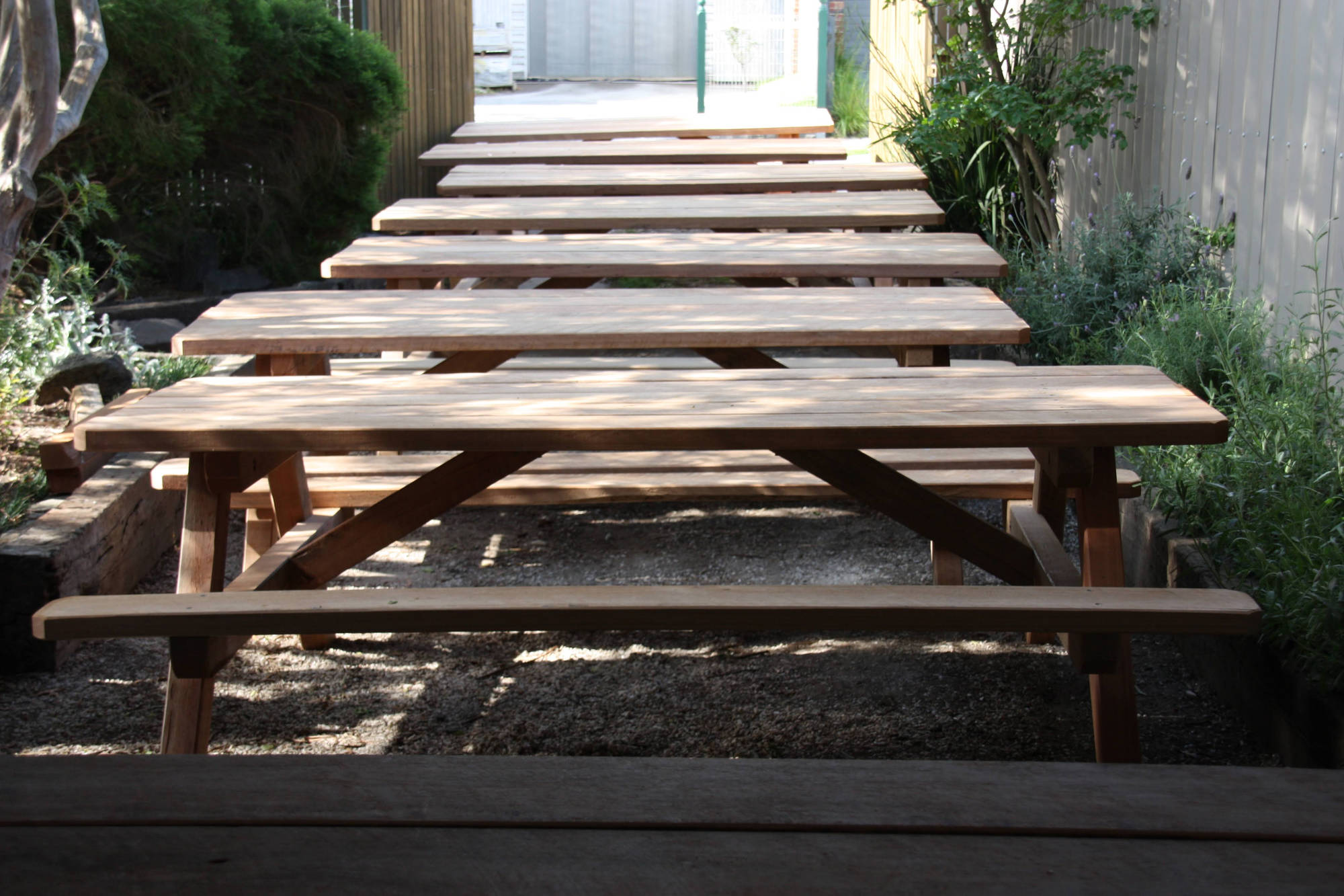 Traditional TK - Table Setting Outdoor Dining Sets - handcrafted Australian timber outdoor furniture, view 3