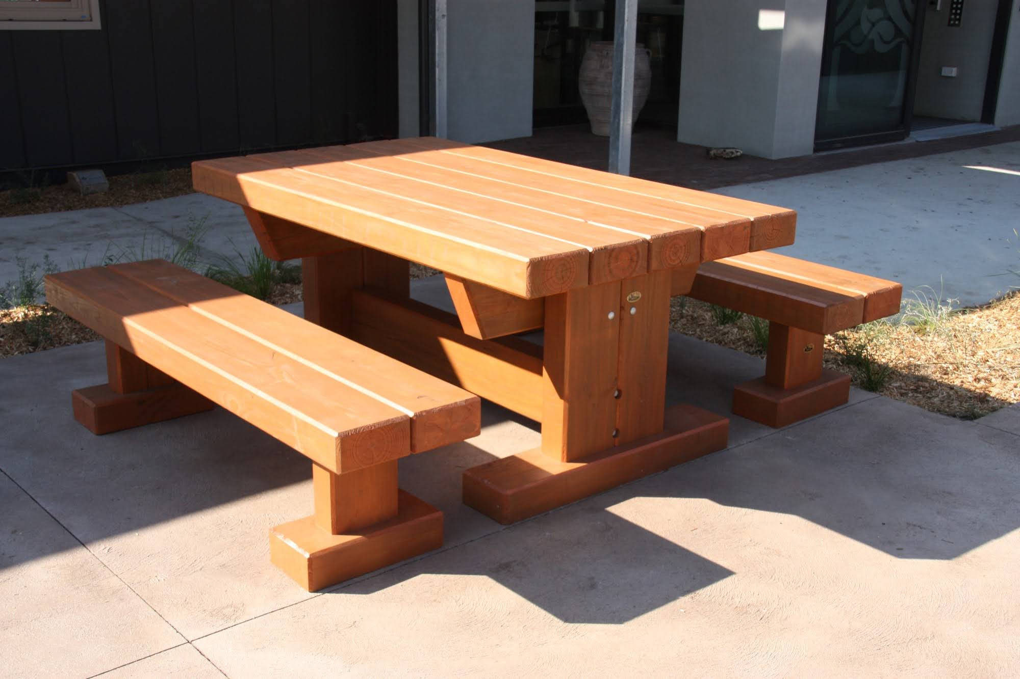 Iron Queen - Table Setting Outdoor Dining Sets - handcrafted Australian timber outdoor furniture, view 2