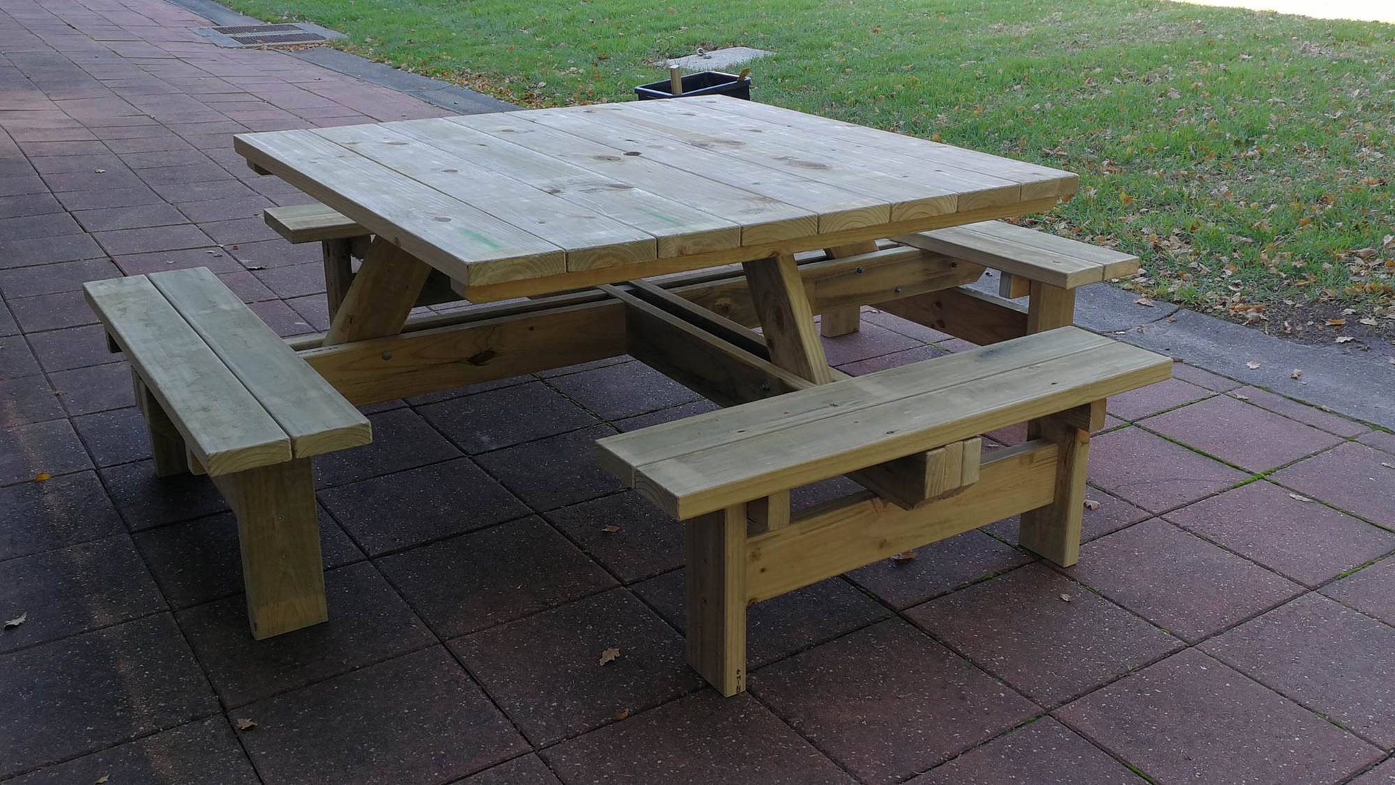TK Heritage Square Outdoor Dining Sets - handcrafted Australian timber outdoor furniture, view 5