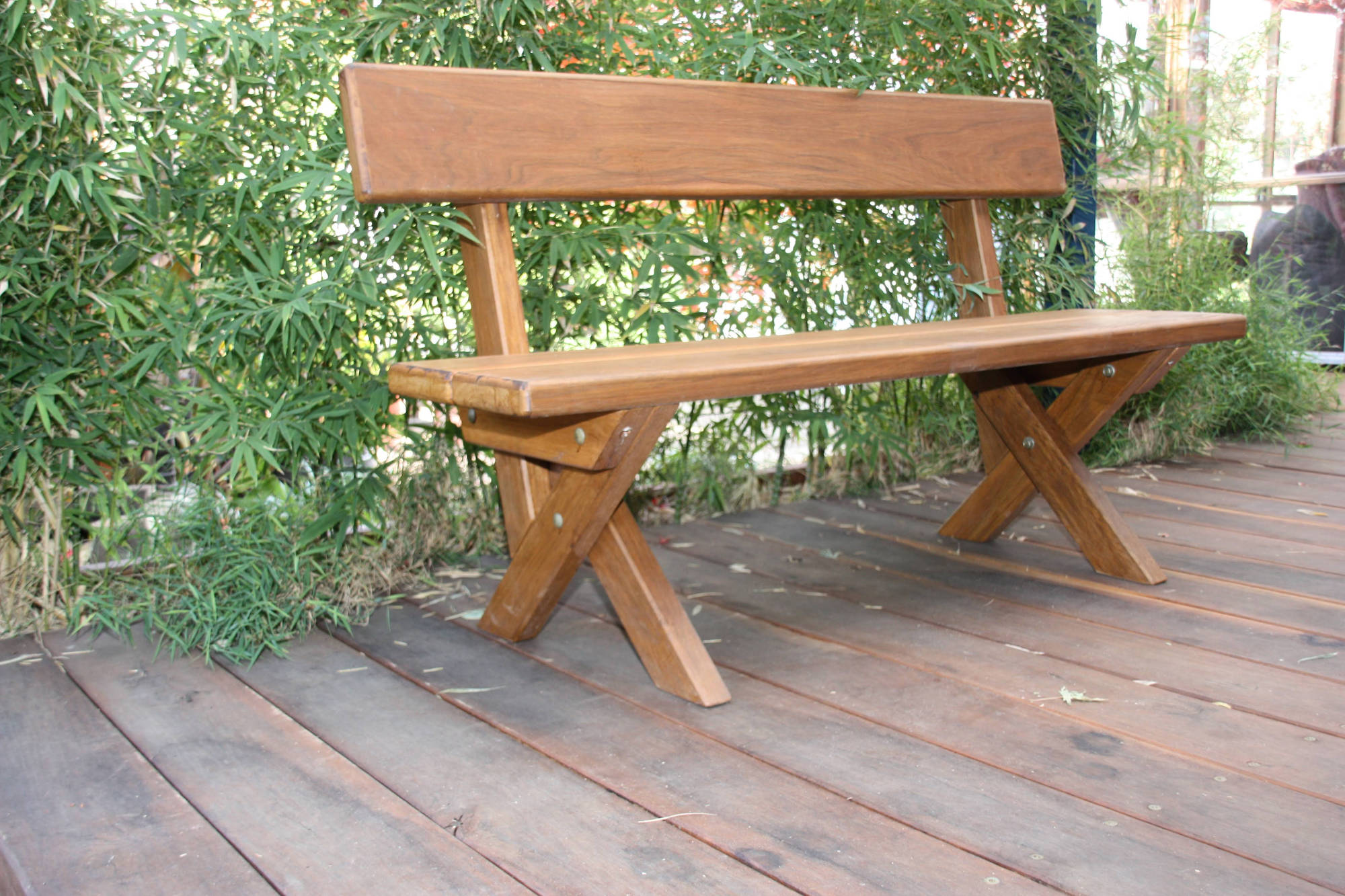 Garden X Outdoor Bench Seats - handcrafted Australian timber outdoor furniture, view 4