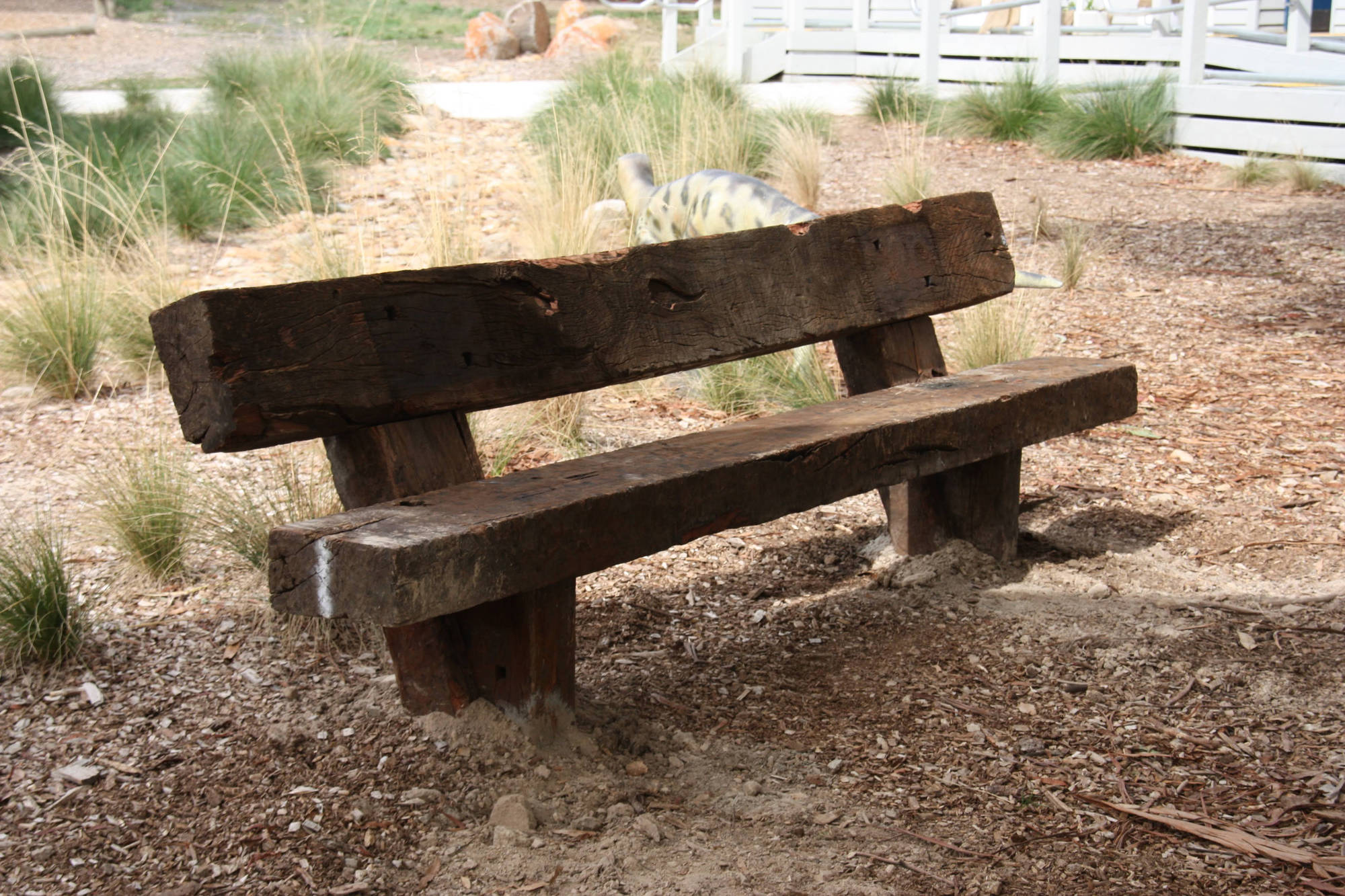 Rustic Anchor Outdoor Bench Seats - handcrafted Australian timber outdoor furniture, view 3