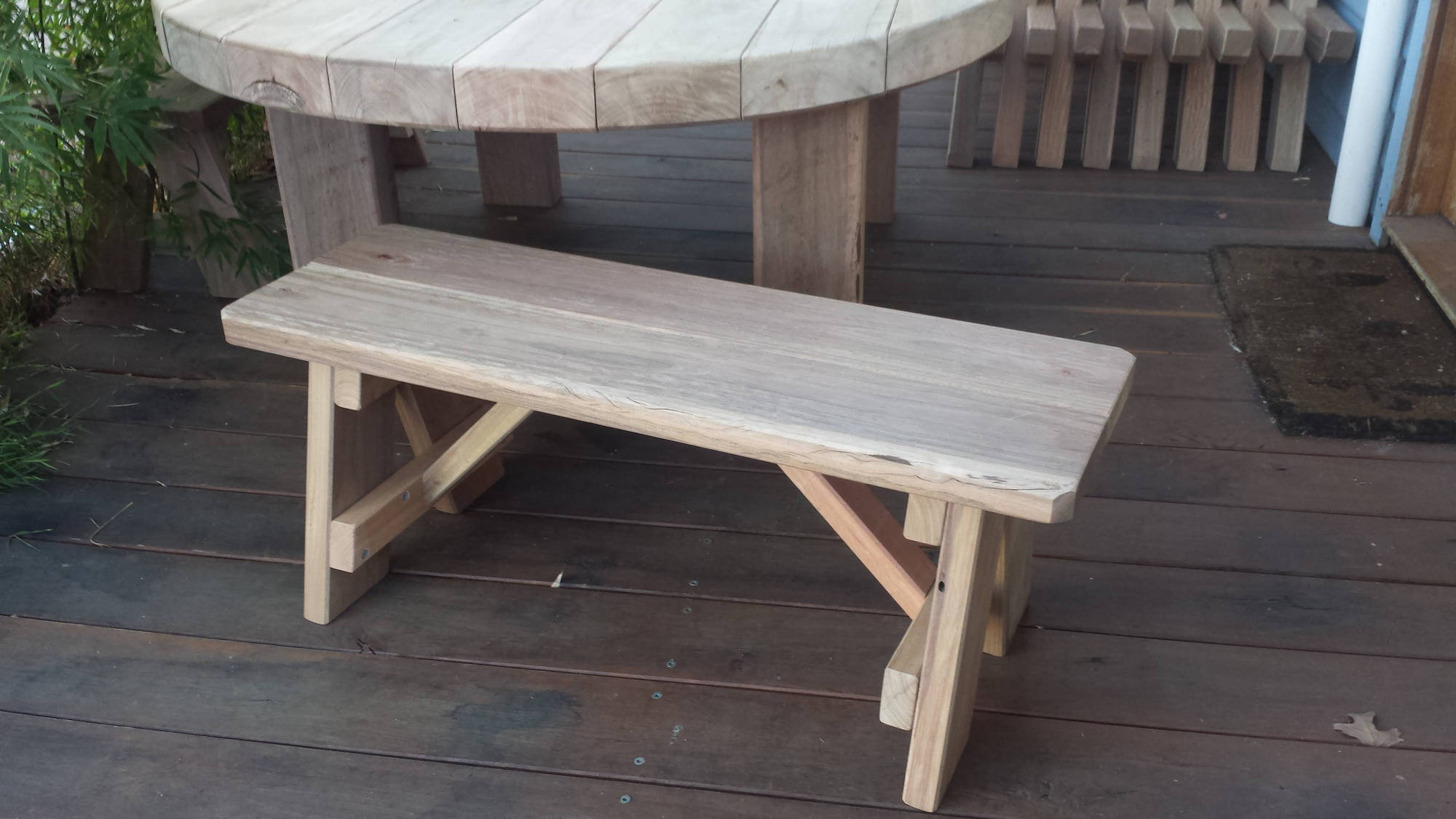 Signature TK Outdoor Bench Seats - handcrafted Australian timber outdoor furniture, view 3