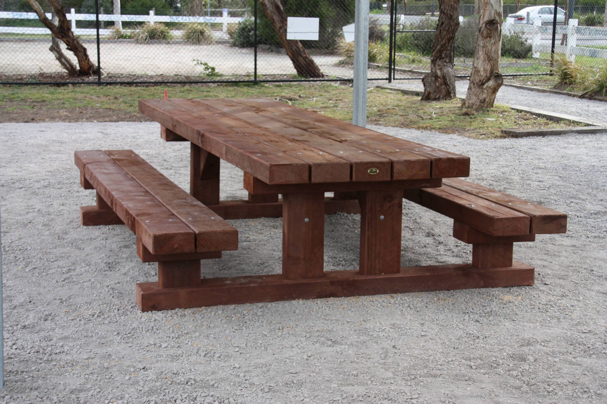 Communal Titan - Table Setting Outdoor Dining Sets - handcrafted Australian timber outdoor furniture, view 5