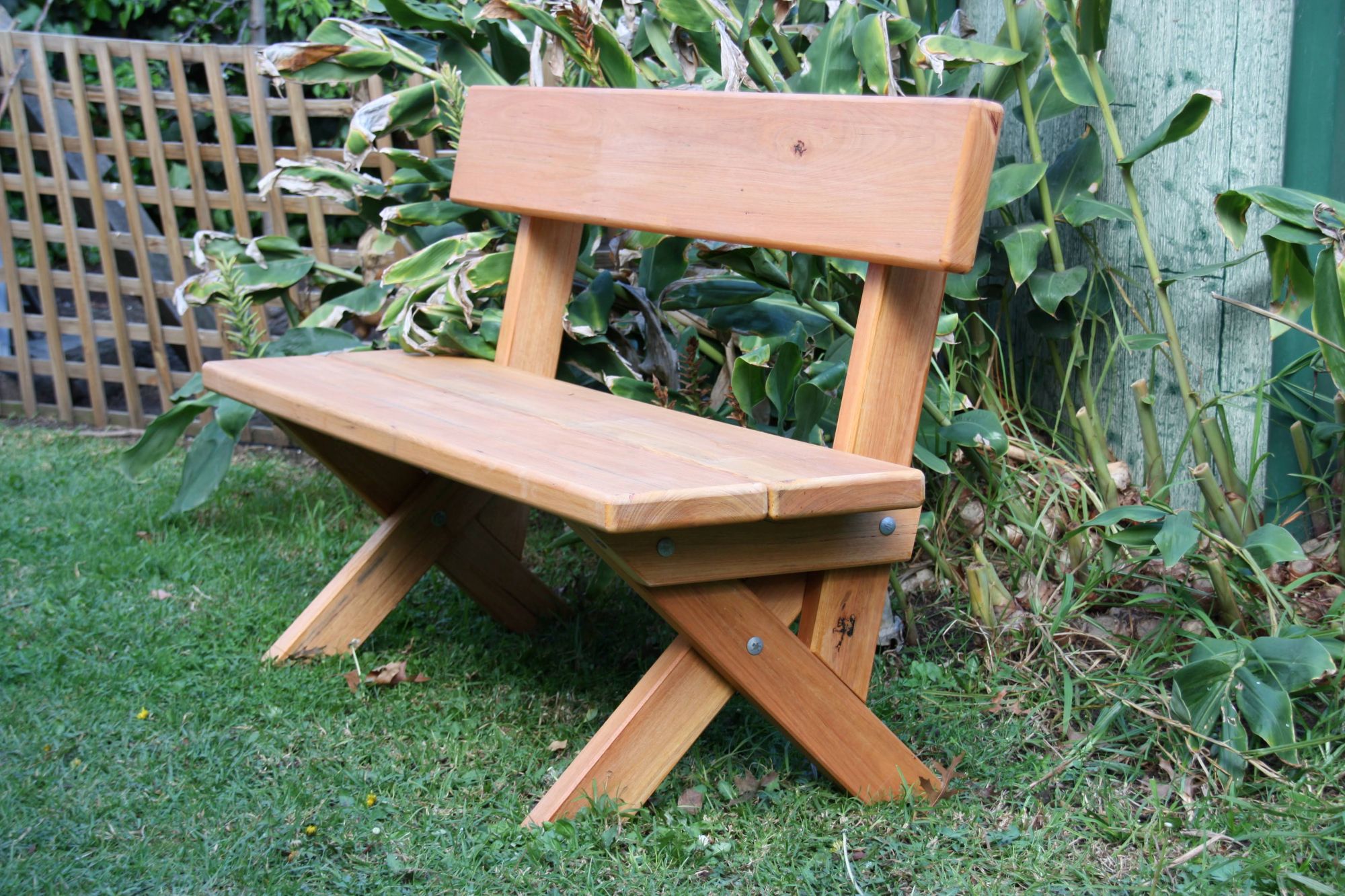 Garden X Outdoor Bench Seats - handcrafted Australian timber outdoor furniture, view 6