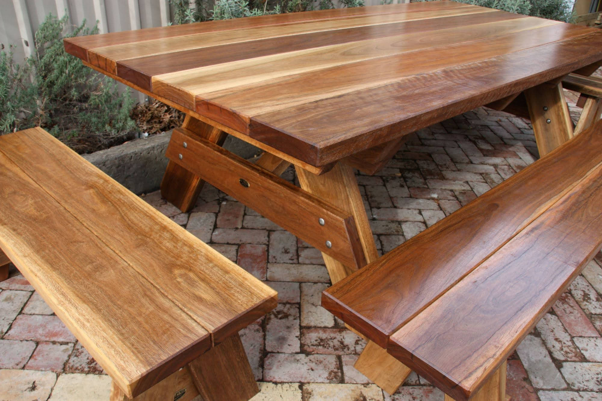 Signature TK - Table Setting Outdoor Dining Sets - handcrafted Australian timber outdoor furniture, view 2