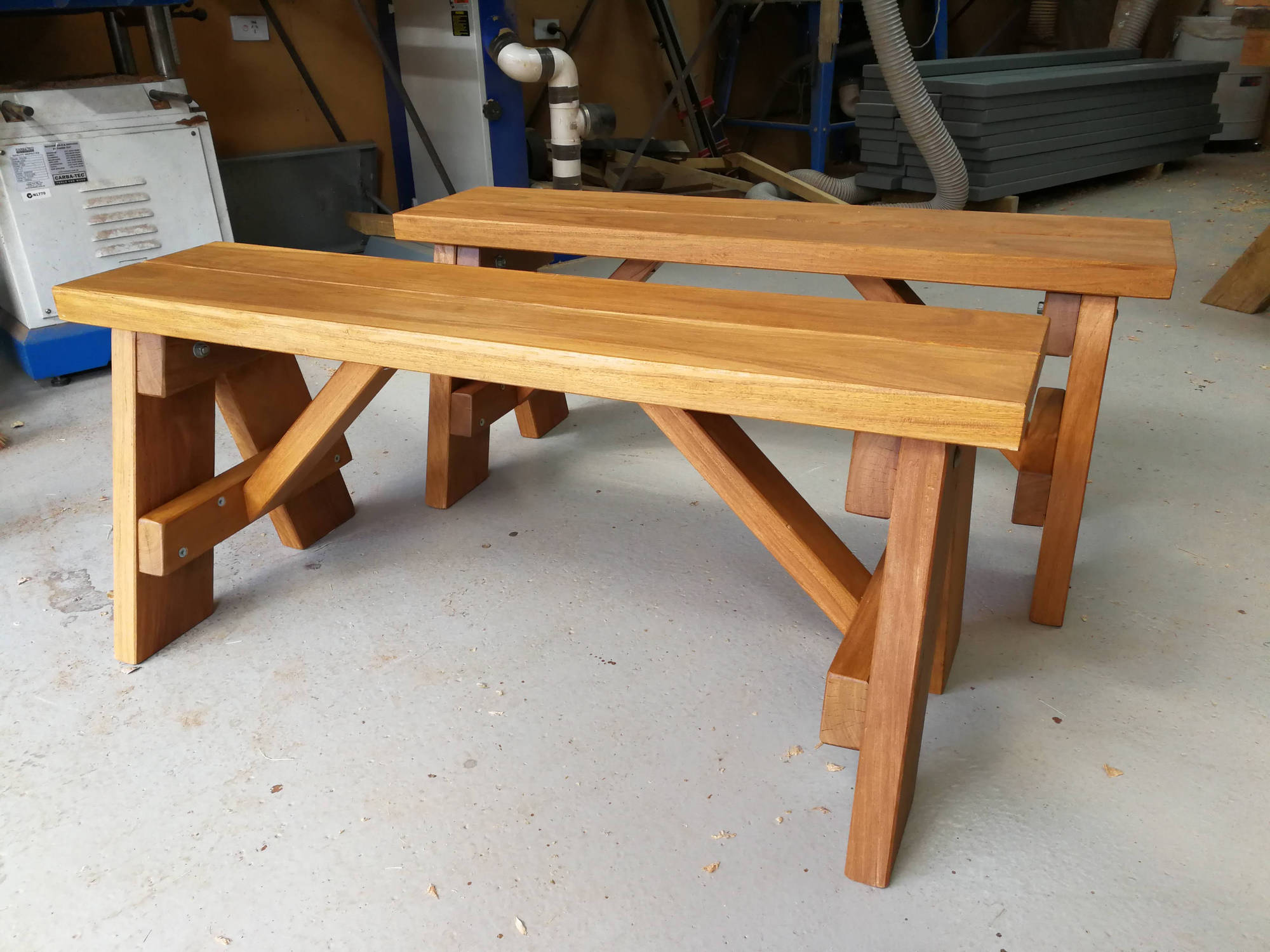 Signature TK Outdoor Bench Seats - handcrafted Australian timber outdoor furniture, view 6