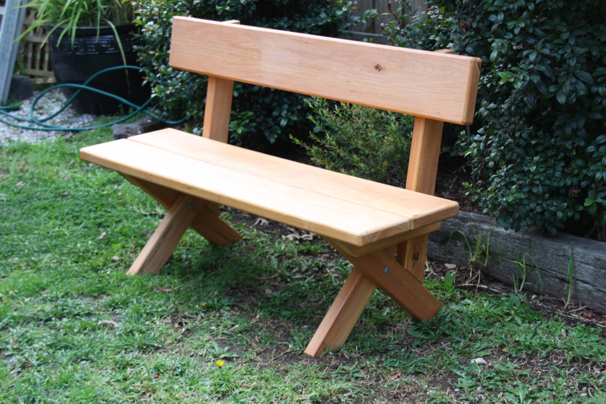 Garden X Outdoor Bench Seats - handcrafted Australian timber outdoor furniture, view 3