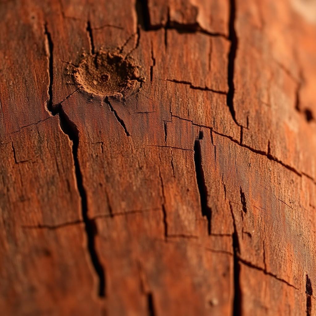 Natural seasoning checks in Australian ironbark